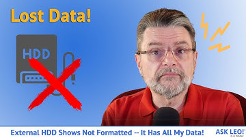 My External HDD Shows Not Formatted — But It Has All My Data!