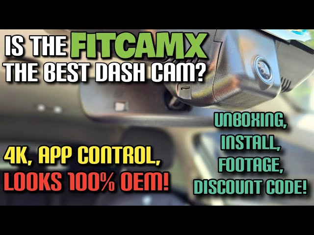 BEST looking dashcam! FitcamX's integrated vehicle-specific dashcam (W213  E400 install + discount) 