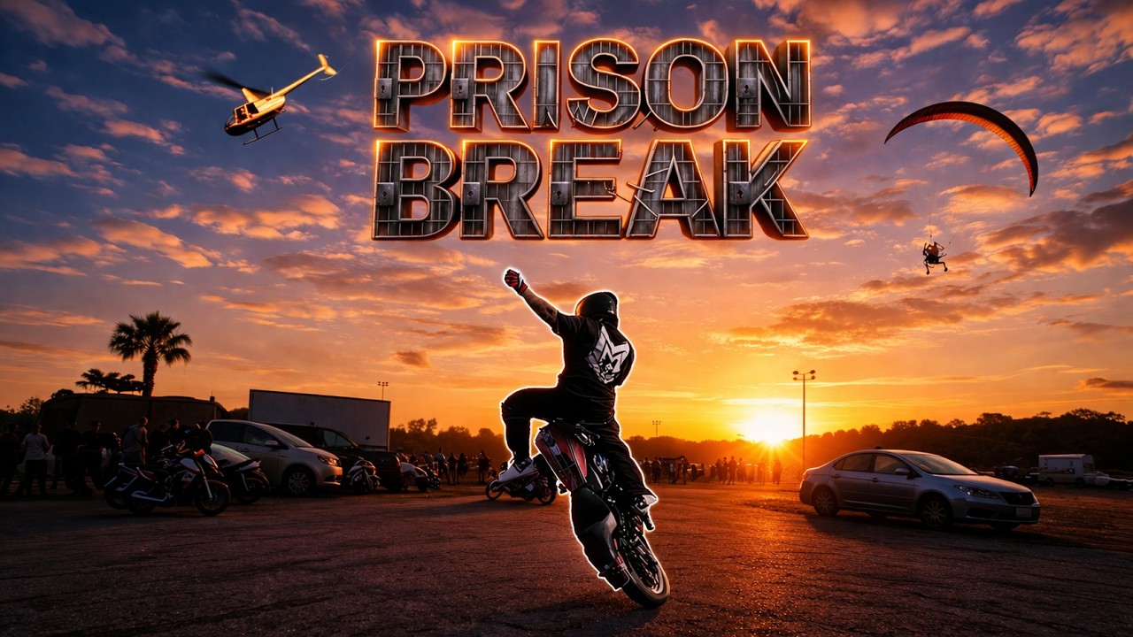 Top Stunt Riders Take Over an Abandoned Prison - Prison Break 2026
