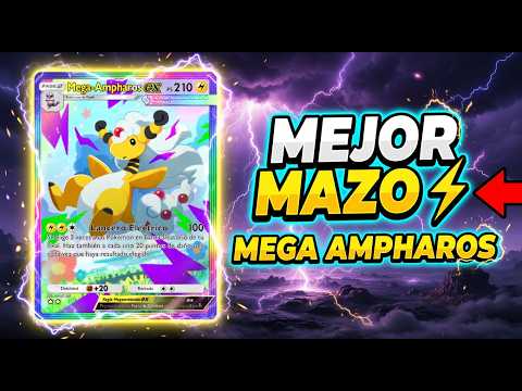 BEST MEGA AMPHAROS DECK ⚡ New META in Pokémon TCG Pocket