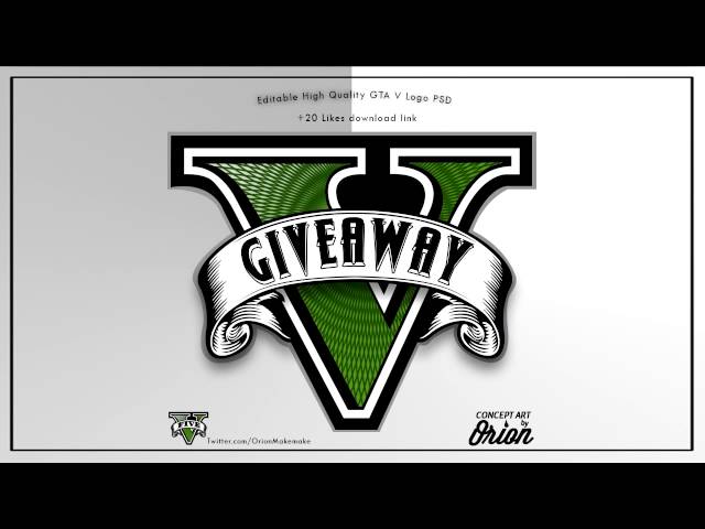 Gta 5 Logo Psd | High Quality/Editable - Download At 20 Likes - Youtube