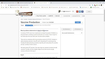 Codechef || December Challenge 2020 Division 2 - DEC20B || Vaccine Production-VACCINE1
