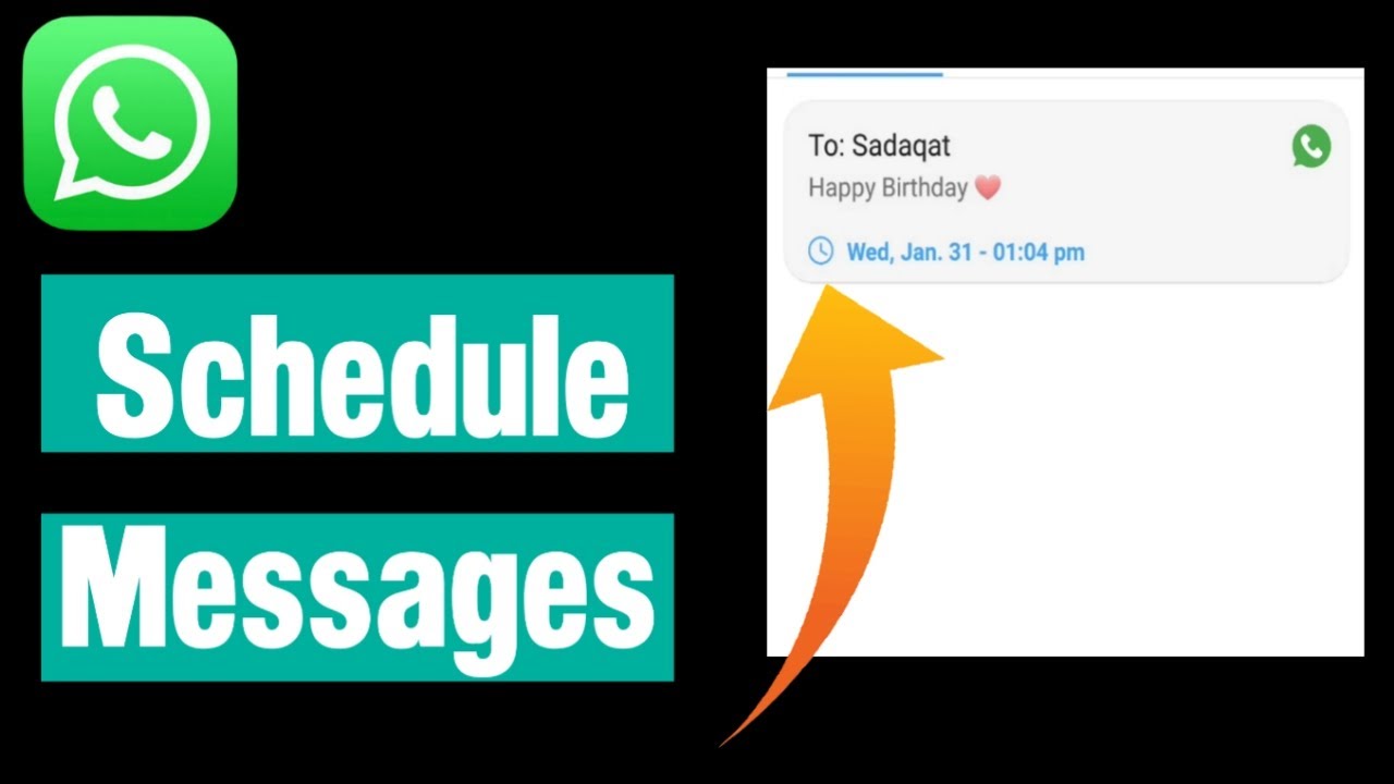How to schedule Whatsapp messages - YouTube