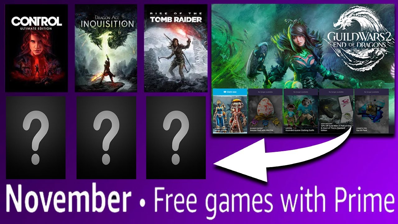 Prime Gaming Free PC Games November Revealed - 9 PC Games With Amazon Prime + PlayStation PC News