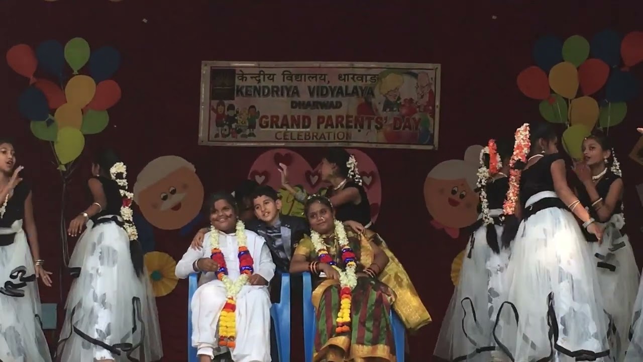 Aja Alad Mara KANNADA DANCE by Kv Dharwad students on Grand Parents Day 2022