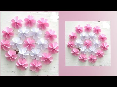 How To Make Flower With Chart Paper