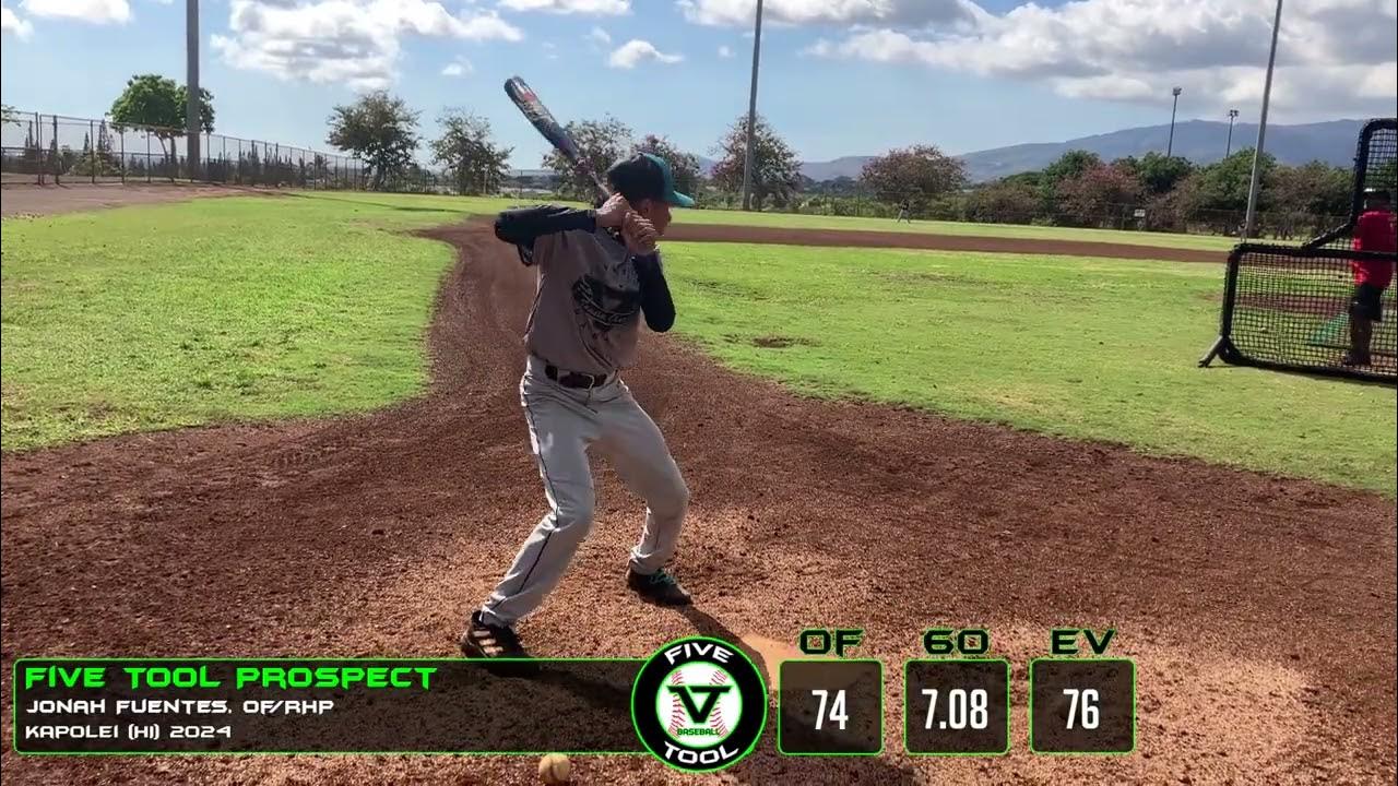 Jonah Fuentes, OF/RHP, Kapolei (HI) 2024, Five Tool Hawaii Sandlot