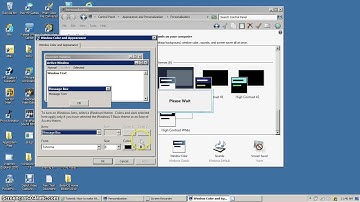 How to make Windows 7 look like Windows 98 Part 3 - Window Color