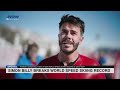 France&#39;s Simon Billy breaks world speed skiing record