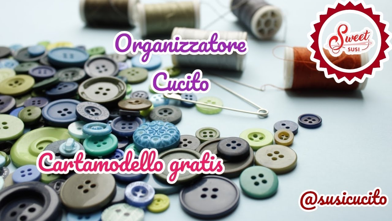 🌹 idea per la stanza del cucito | PIRAMIDE porta accessori cucito Tutorial con cartamodello GRATIS