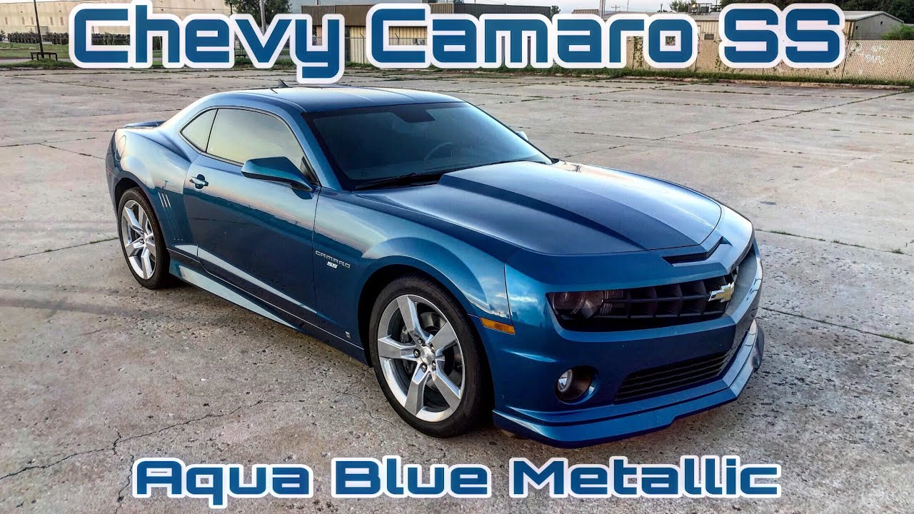 Chevy Camaro Ss Aqua Blue Metallic Walk Around Youtube