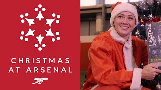 LEAH PLAYS A SONG WITH FRIMMY!  | Secret Santa with Arsenal Women