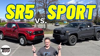 2024 Tacoma SR5 vs TRD Sport: I compare so you can decide!