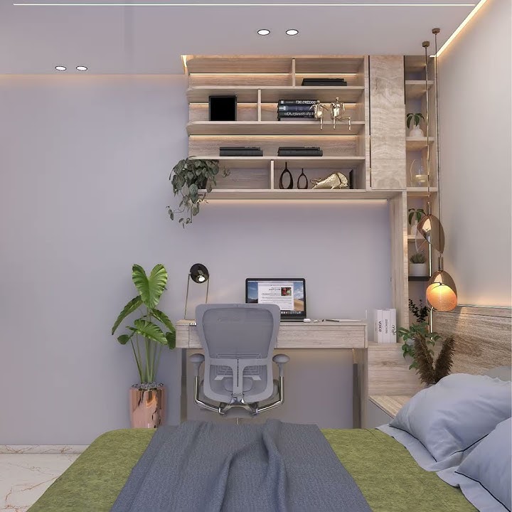 mordan bedroom interior in kolkata