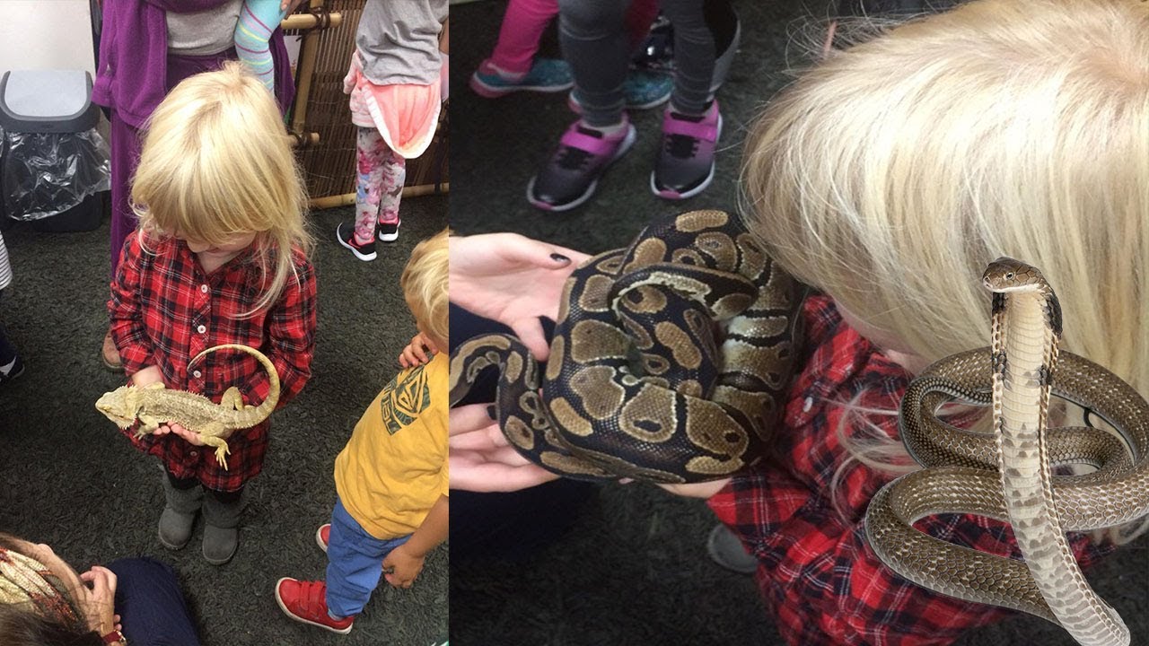 minecraft CAN'T BELIEVE SHE HELD A SNAKE!!