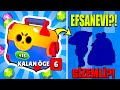 3 KERE ÜSTÜSTE 6 TIK HAKKI! EFSANEVİ ve GİZEMLİ! - Brawl Stars