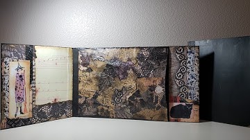 9x12 Faux Front Envelope with Altered Composition Notebook Part #2