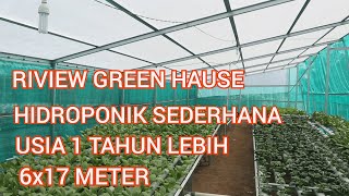 Review of a Simple Light Steel Hydroponic Greenhouse