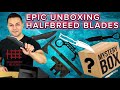 Unboxing an epic crate of knives and axes from halfbreed blades everyday carry  selfdefense tools