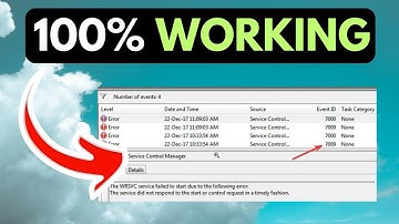 Service Control Manager Error 7009 On Windows 11 RESOLVED