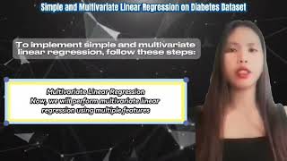 LAB3: Simple and Multivariate Linear Regression on Diabetes Dataset