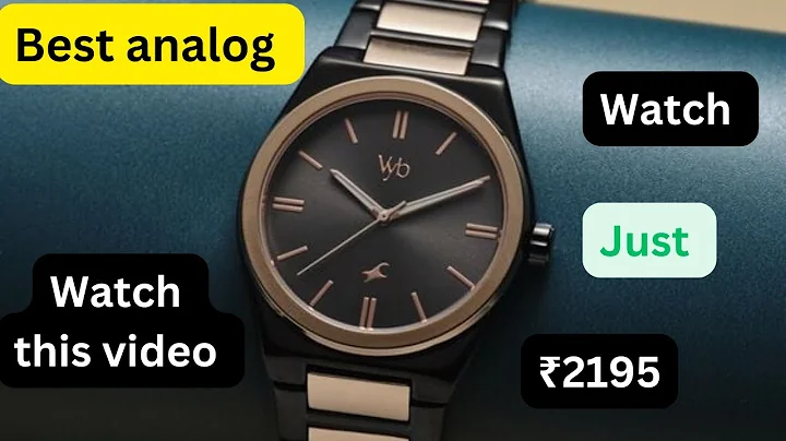 Fastrack Vyb Nimbus Quartz Analog Black Dial Two Toned Color Metal Strap Watch For Guys