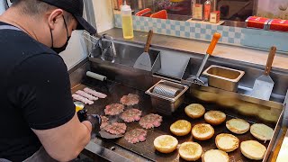 Популярные корейские гамбургеры - корейская уличная еда