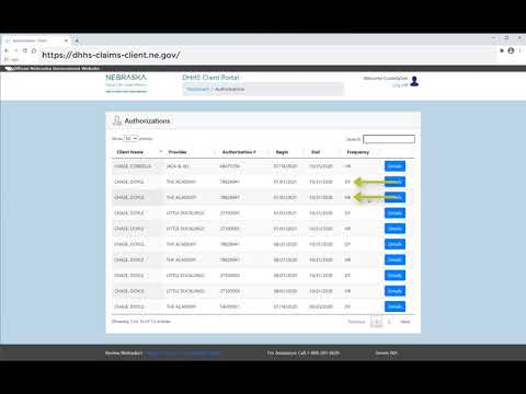 DHHS Billing Portal - Client Training: Authorizations