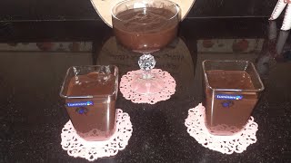 بودينج شوكولاتة نباتي ...  يا مرحب بالشتاء 🥰 مهلبية الشوكولاتة النباتي vegan chocolate pudding