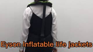 Eyson Inflatable Life Jacket 3-Second Inflation & Instant Water Safety