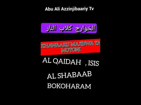TAHADHARI KWA VIJANA KUTOKAMANA NA KHAWAARIJ SH ABDALLAH HUMEID