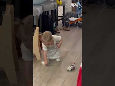 Perfect metaphor for how cleaning a house feels 🤣 #afv #funny #shorts