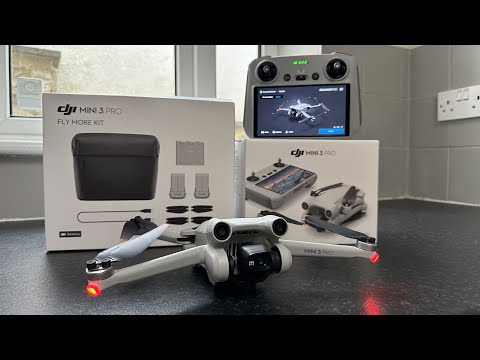DJI MINI 3 PRO & FLY MORE KIT, unboxing & Demo by AVERAGE user - YouTube