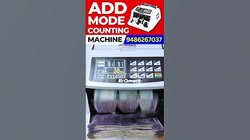 Add Mode Counting Machine Update in 2024 Chennai #eromartchennai #shorts