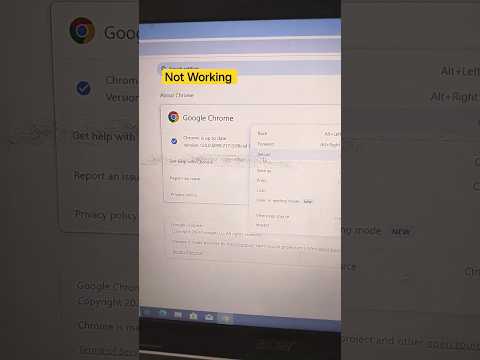 Google Chrome Browser Not Working in Windows Problem#macnitesh#chrome#virulshorts#2024short