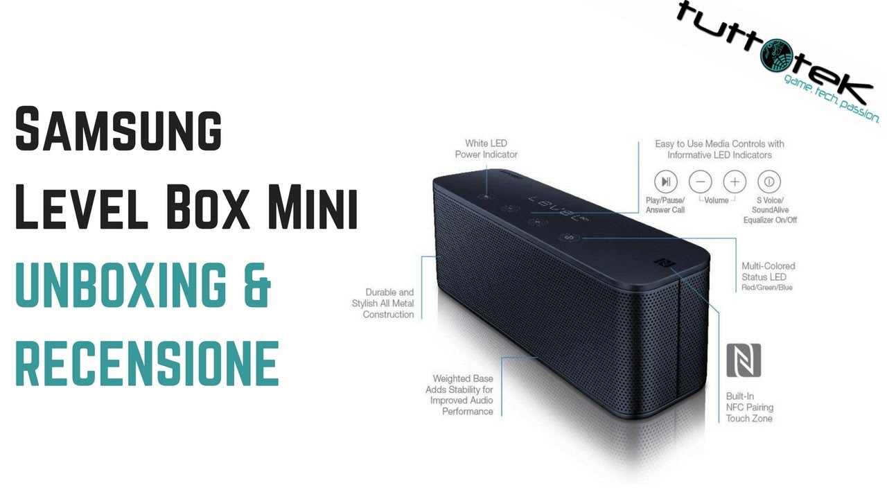 Samsung Level Box Mini: la recensione - YouTube