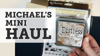Michael's Mini HAUL - Tim Holtz - Video #089