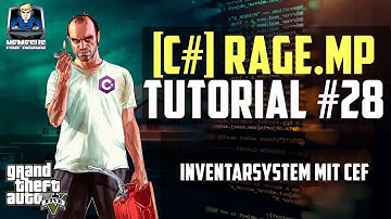 RageMP Scripting Tutorial #28 - Inventarsystem mit CEF #2 [C#/Javascript] [Deutsch]