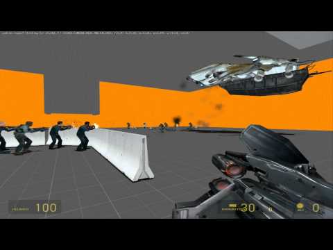 SDK Hammer: test of dropship and rappel