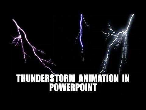 How create thunderstorm
