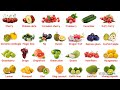 100 Most Popular Fruits in The World | Learn Names of Different Types of Fruits in English