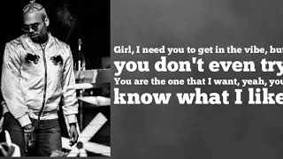 Chris Brown - You Like That Lyrics