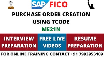 FI TO MM INTEGRATION CONFIGURATIONS, PURCHASE ORDER CREATION IN SAP, PURCHASE ORDER CREATION.
