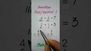 Flat and Vertical Addition#MathMarrow#Math shorts#Basic Addition