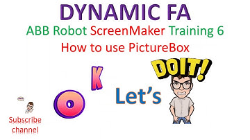 ABB Robot Screen Maker 6 PictureBox RobotStudio Programming Simulation