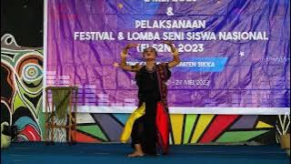 JUARA 01 LOMBA TARI TUNGGAL FLS2N TINGKAT SMK SE-KABUPATEN SIKKA - SMKS ST GABRIEL MAUMERE