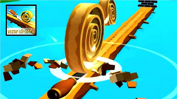 Spiral Roll gameplay android, ios levels 1-7 | Gameplay A&I