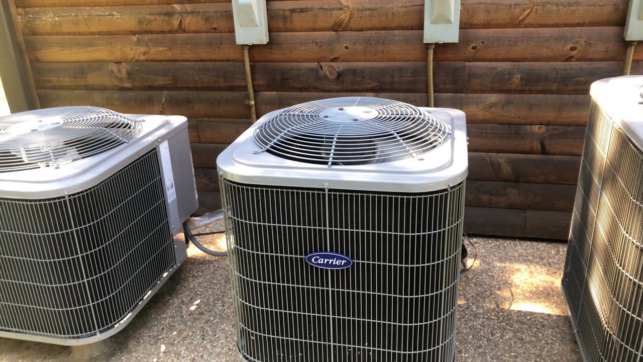 2018 2.5 ton carrier comfort air conditioner starting up YouTube