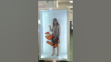 86inch transparent lcd display