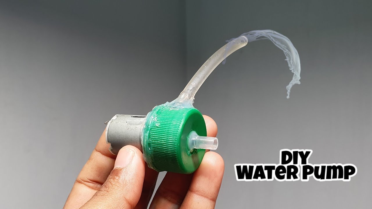 How to make a Water Pump at home | DIY Mini DC Motor Hacks | Experiment ...